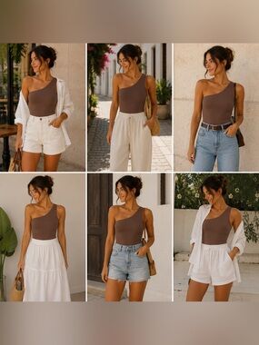 Babaton Contour One-Shoulder Bodysuit